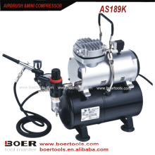 Airbrush Compressor Kit mit 3L Tank bilden den Kompressor